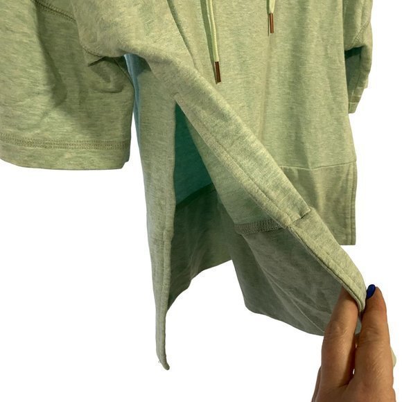 Calia by Carrie Underwood Effortless Short Sleeve Hoodie Pullover Mint Green M - Picture 3 of 9